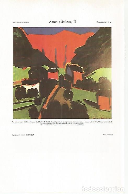 Otros art&iacute;culos de coleccionismo en papel: LAMINA ESPASA 31230: Paisaje Noruego por Karl Schmidt-Rottluff - Varios