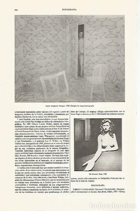 Otros art&iacute;culos de coleccionismo en papel: LAMINA ESPASA 31262: Hangers por Sandy Skoglund y Nude por Bill Brandt - Varios