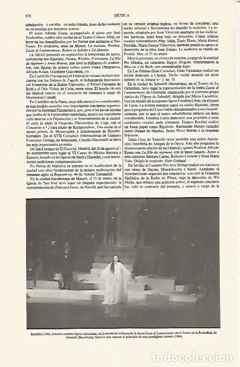 Otros art&iacute;culos de coleccionismo en papel: LAMINA ESPASA 31277: Escena de la opera Lucia di Lammemoor - Varios