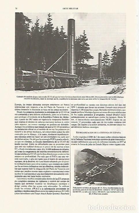 Otros art&iacute;culos de coleccionismo en papel: LAMINA ESPASA 31224: Misil SS-20 de la Union Sovietica - Varios