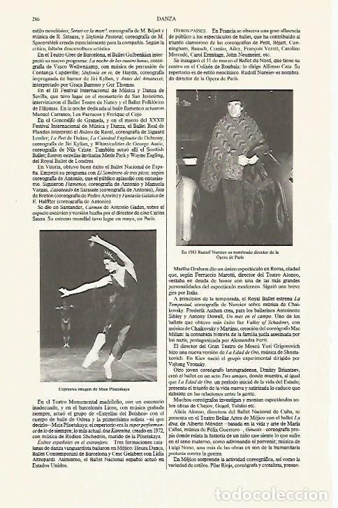 Otros art&iacute;culos de coleccionismo en papel: LAMINA ESPASA 31245: Maia Plisetskaya y Rudolf Nureiev - Varios