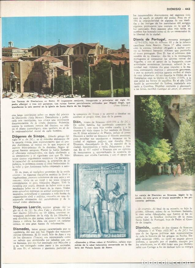 Sammelleidenschaft Andere Papierartikel: LAMINA MONITOR 01178: Termas de Diocleciano en Roma - Varios