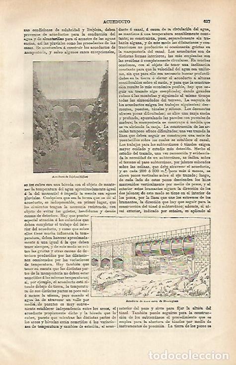 Otros art&iacute;culos de coleccionismo en papel: LAMINA ESPASA 31383: Acueducto de Jajalpa Mexico - Varios