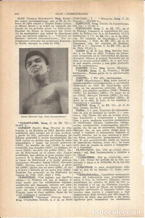 Otros art&iacute;culos de coleccionismo en papel: LAMINA ESPASA 38052: Cassius Marcellus Clay - Varios