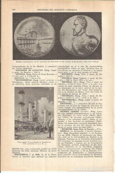Otros art&iacute;culos de coleccionismo en papel: LAMINA ESPASA 38101: Refineria de Escombreras, Murcia - Varios