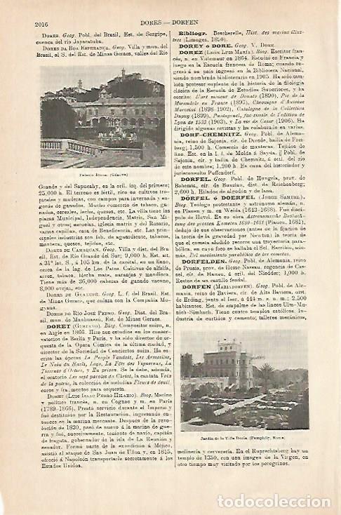 Otros art&iacute;culos de coleccionismo en papel: LAMINA ESPASA 31499: Palacio Doria en Genova - Varios