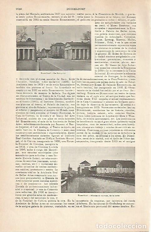 Otros art&iacute;culos de coleccionismo en papel: LAMINA ESPASA 31613: Fabrica de cerveza en Dusseldorf Alemania - Varios