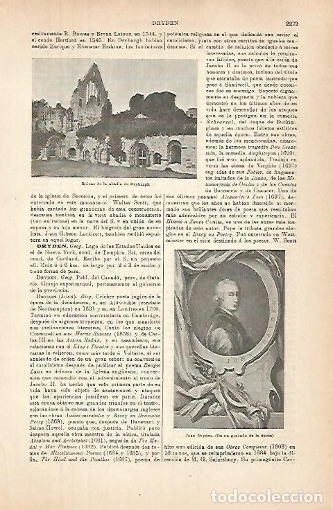 Otros art&iacute;culos de coleccionismo en papel: LAMINA ESPASA 31551: Abadia de Dryburgh - Varios