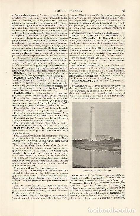 Otros art&iacute;culos de coleccionismo en papel: LAMINA ESPASA 32598: Faro de Faraman, Francia - Varios