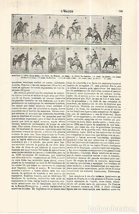 Otros art&iacute;culos de coleccionismo en papel: LAMINA ESPASA 32436: Cazadores - Varios