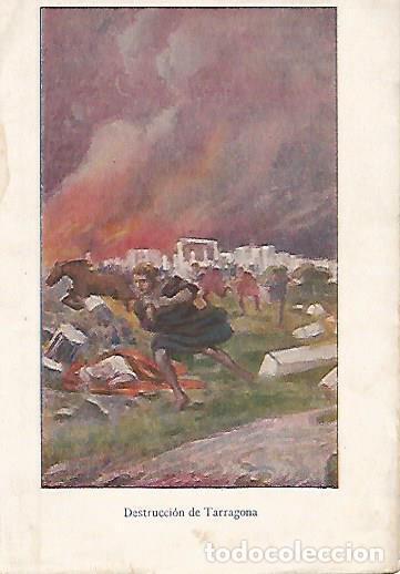 Altri oggetti di carta: LAMINA 13792: Destruccion de Tarragona - Alfredo Opisso