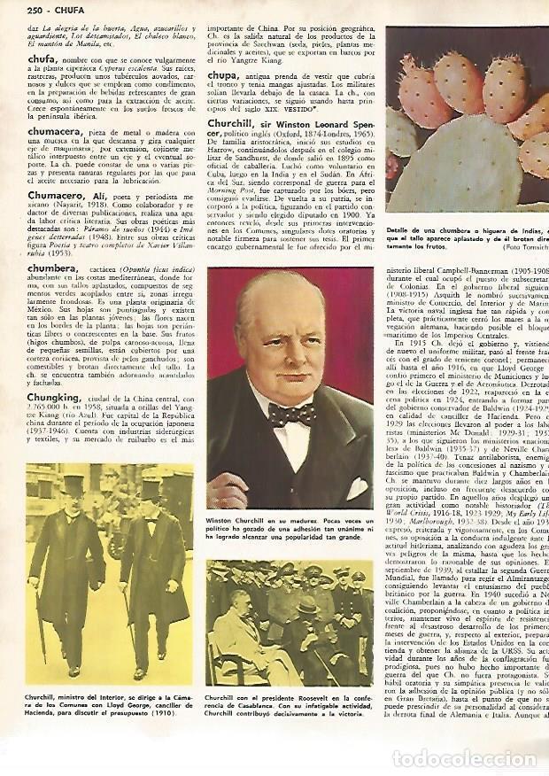 Otros art&iacute;culos de coleccionismo en papel: LAMINA MONITOR 0838: Winston Churchill - Varios