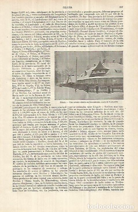 Otros art&iacute;culos de coleccionismo en papel: LAMINA ESPASA 32999: Colonia obrera de Giescheaide, Alemania - Varios