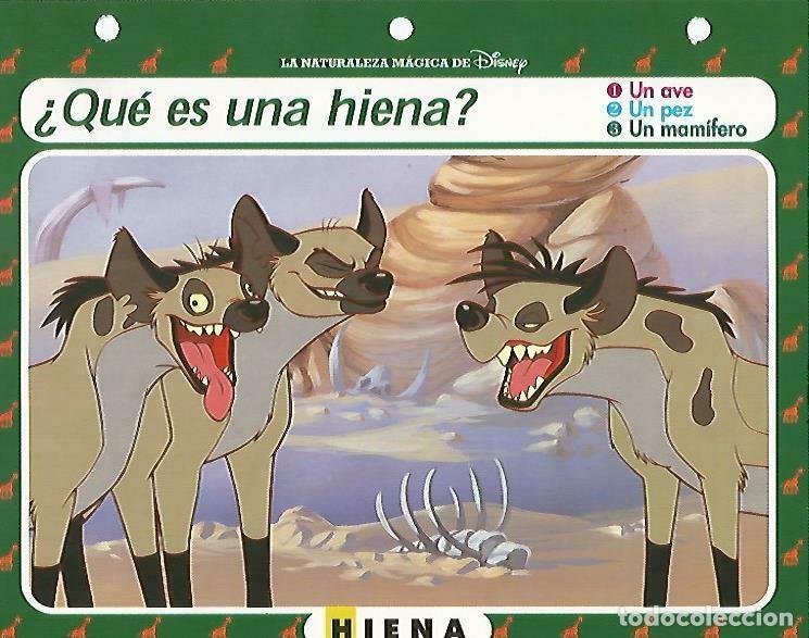 Otros art&iacute;culos de coleccionismo en papel: LAMINA 14065: Hiena. Secretos de la sabana con el Rey Leon - Varios