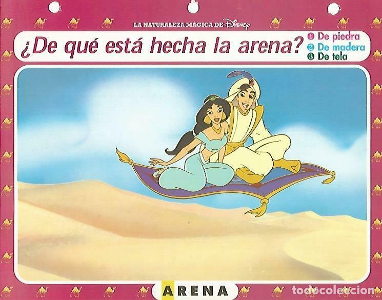 Otros art&iacute;culos de coleccionismo en papel: LAMINA 14075: Arena. Secretos del desierto con Aladdin - Varios
