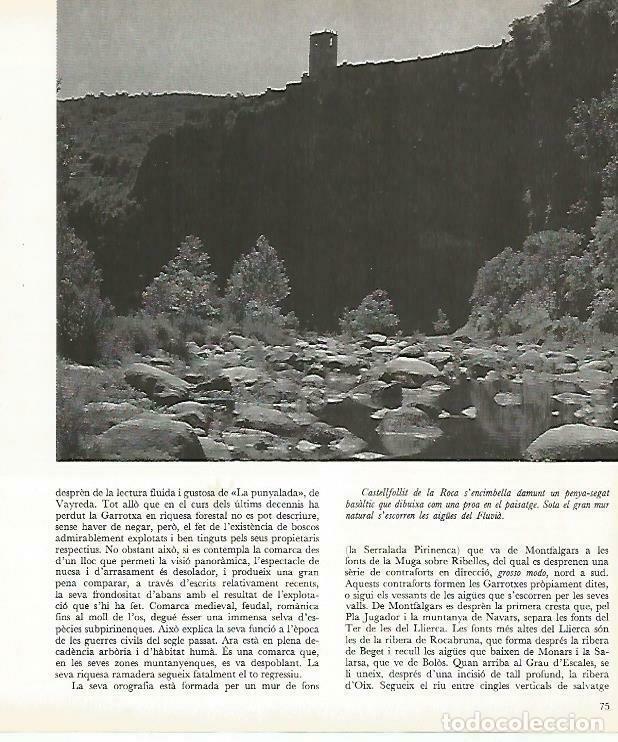 Otros art&iacute;culos de coleccionismo en papel: LAMINA 13953: Castellfollit de la Roca, Girona - Josep Pla