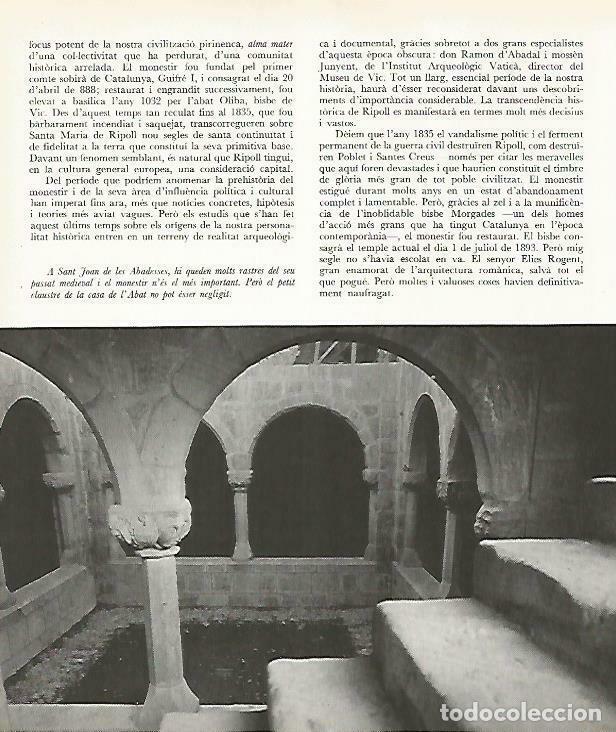 Otros art&iacute;culos de coleccionismo en papel: LAMINA 13965: Sant Joan de les Abadesses - Josep Pla