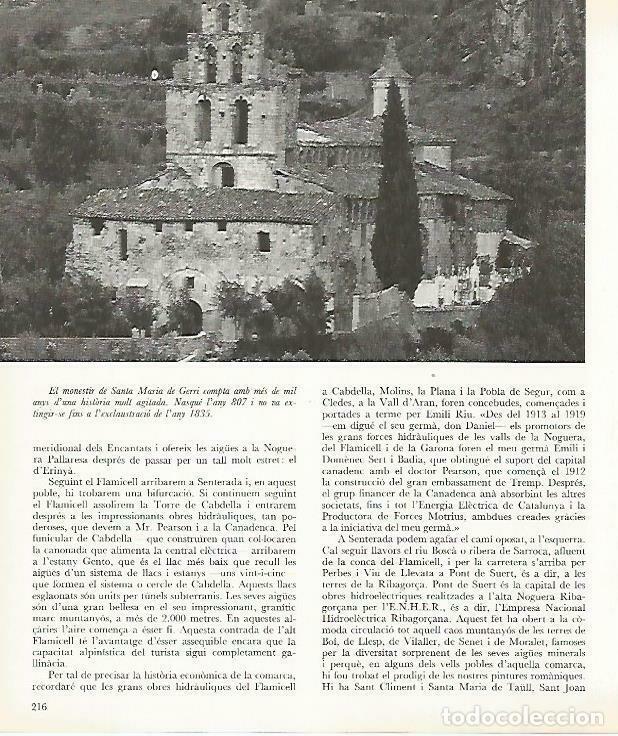 Otros art&iacute;culos de coleccionismo en papel: LAMINA 14012: Monasterio de Santa Maria de Gerri, Lleida - Josep Pla