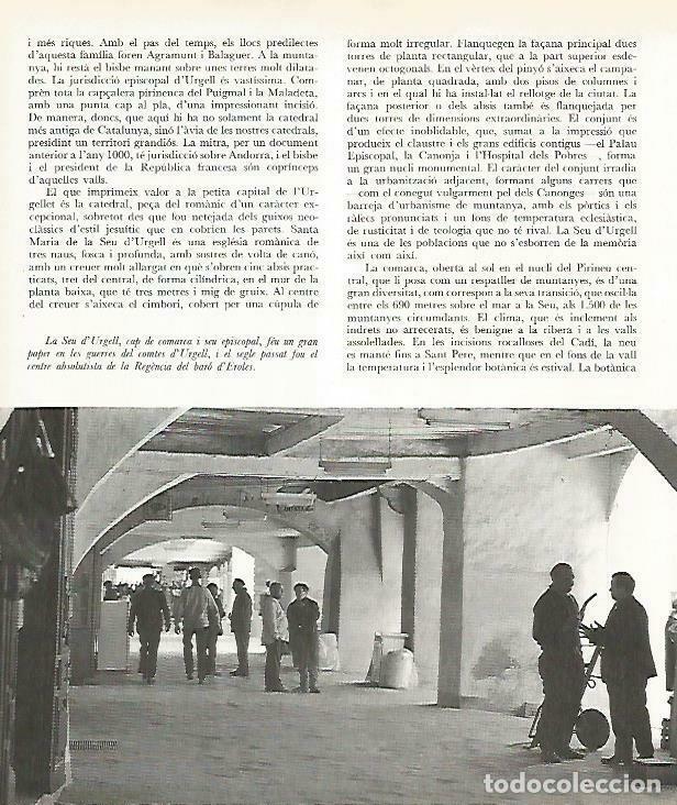 Otros art&iacute;culos de coleccionismo en papel: LAMINA 13997: La Seu d'Urgell, Lleida - Josep Pla