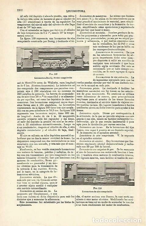 Otros art&iacute;culos de coleccionismo en papel: LAMINA ESPASA 33399: Locomotora Borsig - Varios