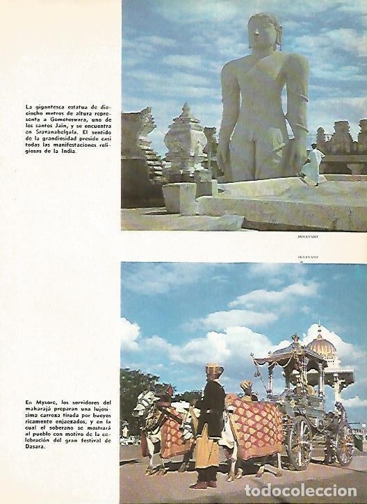 Otros art&iacute;culos de coleccionismo en papel: LAMINA 16179: Estatua de Buda en Sravanabelgala, India - Varios