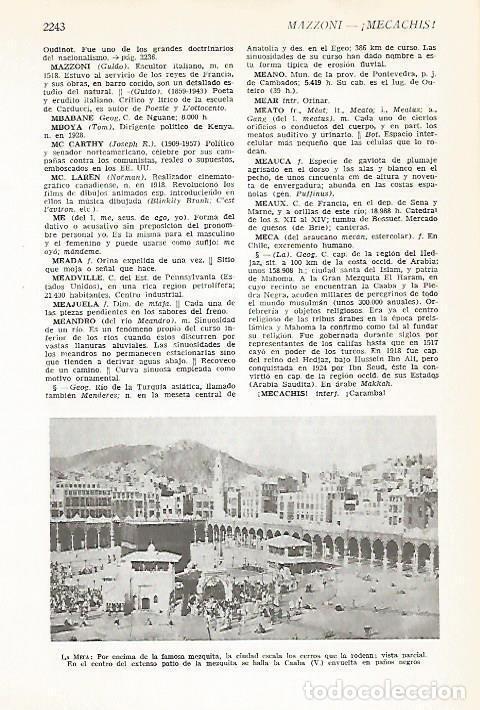 Otros art&iacute;culos de coleccionismo en papel: LAMINA VOX 16917: Vista de La Meca, Arabia Saudi - Varios