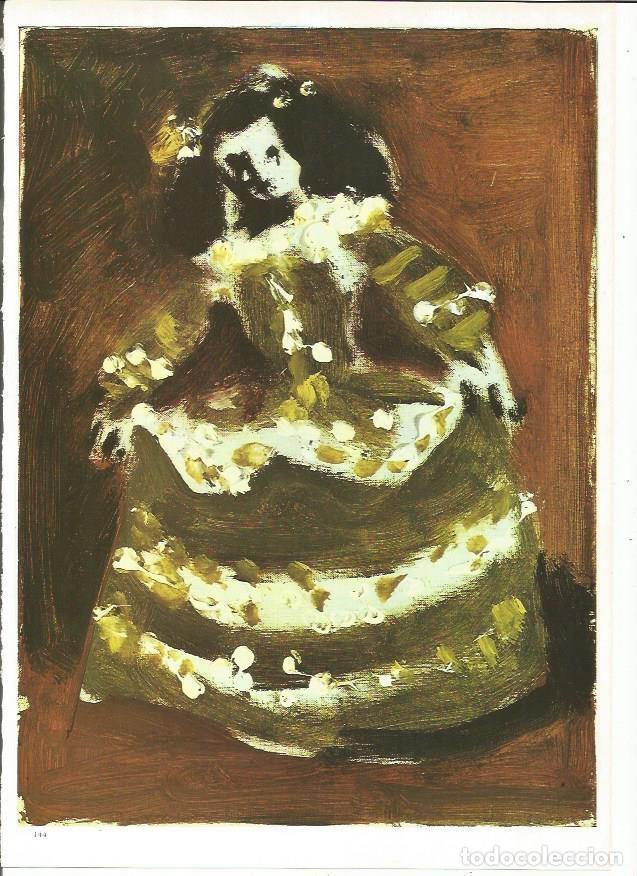 Otros art&iacute;culos de coleccionismo en papel: LAMINA 19439: Isabel de Velasco de Las Meninas de Picasso - Josep Palau i Fabre