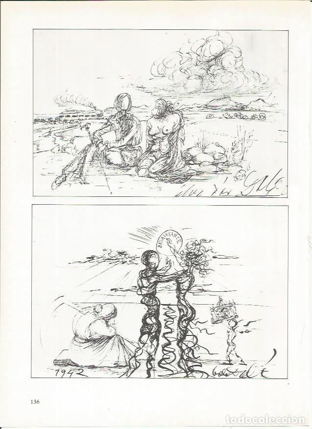 Otros art&iacute;culos de coleccionismo en papel: LAMINA 19320: Ilustraciones de 1942 para La vida secreta de Salvador Dali - Varios