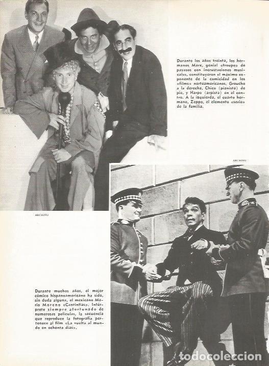 Otros art&iacute;culos de coleccionismo en papel: LAMINA 19522: Los Hermanos Marx y Cantinflas - Jaime Ministral