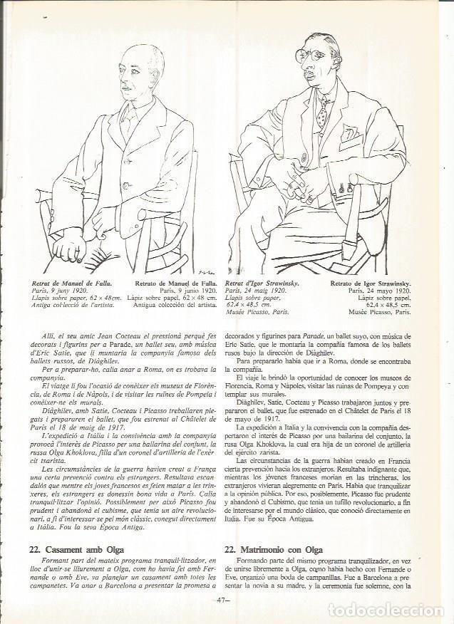 Otros art&iacute;culos de coleccionismo en papel: LAMINA 18995: Retrato de Igor Strawinsky y de Manuel de Falla - Alexandre Cirici
