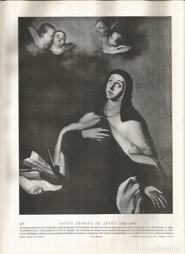 Otros art&iacute;culos de coleccionismo en papel: LAMINA 19047: Santa Teresa de Jesus - Varios