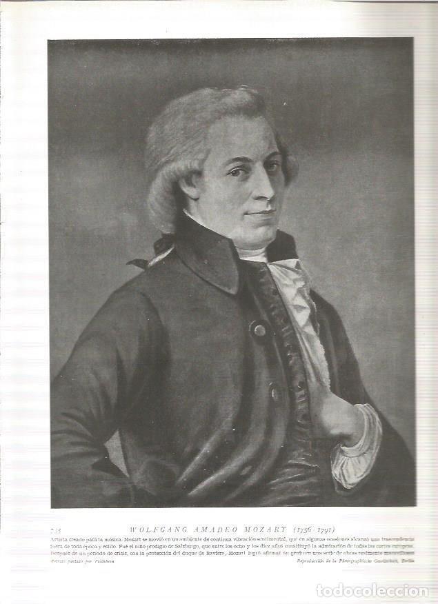 Otros art&iacute;culos de coleccionismo en papel: LAMINA 19145: Mozart - Varios