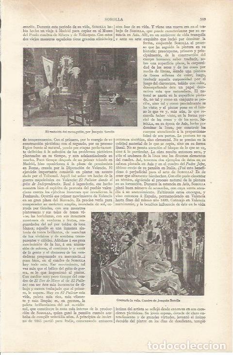 Otros art&iacute;culos de coleccionismo en papel: LAMINA ESPASA 34209: El resbalon del monaguillo, por J. Sorolla - Varios