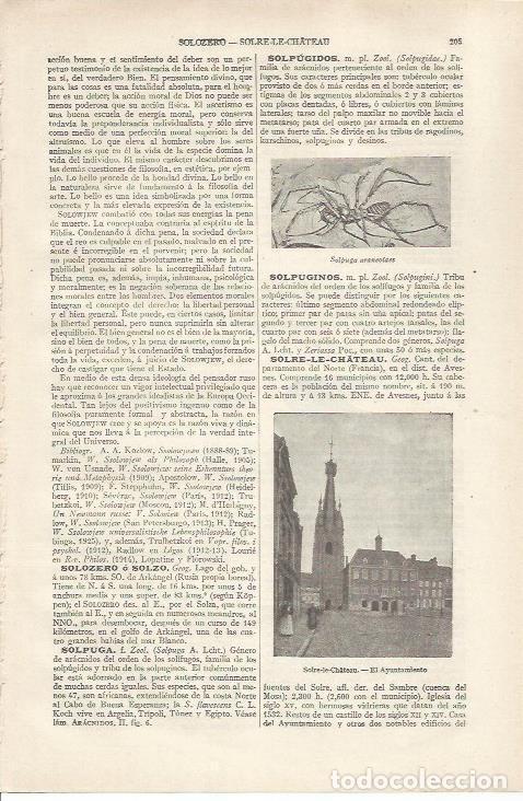 Otros art&iacute;culos de coleccionismo en papel: LAMINA ESPASA 34136: Ayuntamiento de Solre le Chateau, Francia - Varios