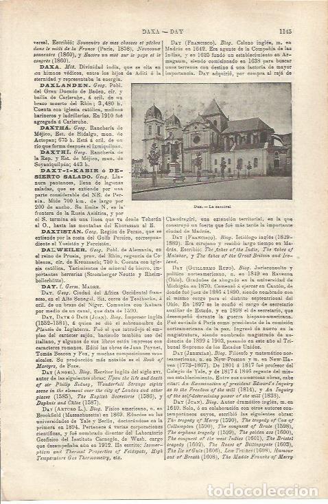Otros art&iacute;culos de coleccionismo en papel: LAMINA ESPASA 33936: Catedral de Dax - Varios