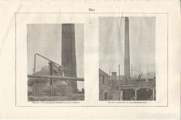 Otros art&iacute;culos de coleccionismo en papel: LAMINA ESPASA 34996: Tiro aspirado por ventilador - Varios
