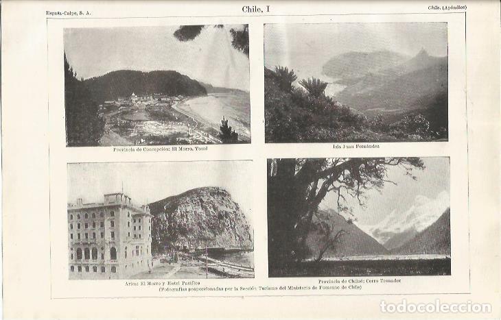 Otros art&iacute;culos de coleccionismo en papel: LAMINA ESPASA 34975: Fotografia de Ministerio de Fomento de Chile - Varios