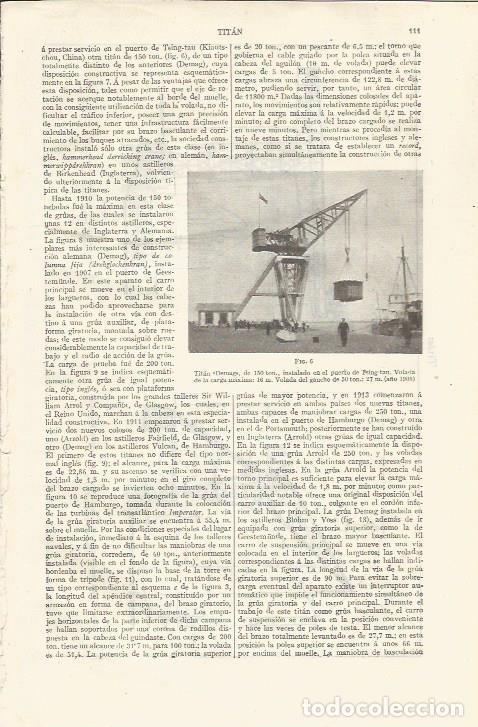 Otros art&iacute;culos de coleccionismo en papel: LAMINA ESPASA 35005: Titan Demag de 150 toneladas - Varios