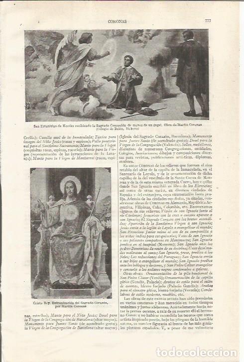 Otros art&iacute;culos de coleccionismo en papel: LAMINA ESPASA 34902: San Estanislao de Kotska, por Martin Coronas - Varios