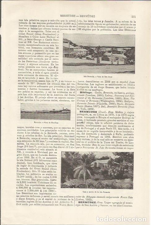 Otros art&iacute;culos de coleccionismo en papel: LAMINA ESPASA 34466: San Jorge en Bermuda - Varios
