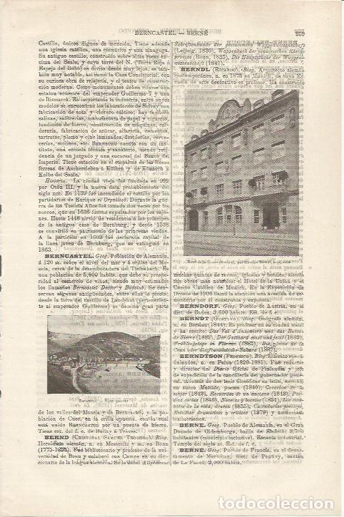 Otros art&iacute;culos de coleccionismo en papel: LAMINA ESPASA 34476: Hotel de la Union, Munich - Varios