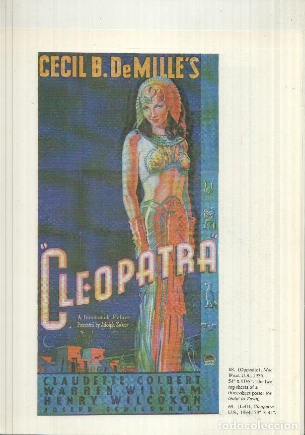 Otros art&iacute;culos de coleccionismo en papel: Lamina 26 The movie Poster Book: Mickey Mouse y en trasera Cleopatra