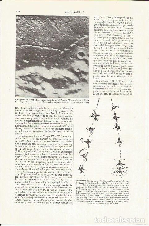 Otros art&iacute;culos de coleccionismo en papel: LAMINA ESPASA 35747: Fotografia de la superficie de la Luna - Varios