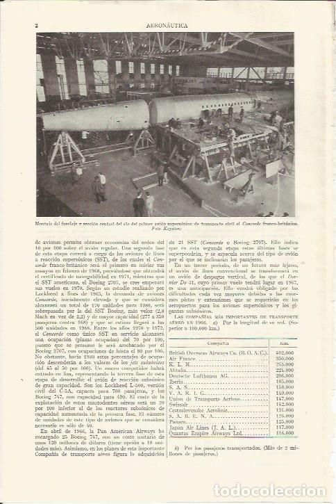 Otros art&iacute;culos de coleccionismo en papel: LAMINA ESPASA 35699: Aeronautica. Fabricacion del Concorde - Varios