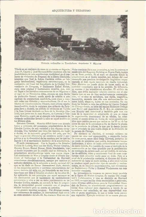 Otros art&iacute;culos de coleccionismo en papel: LAMINA ESPASA 35710: Vivienda en Torredolones, Madrid - Varios