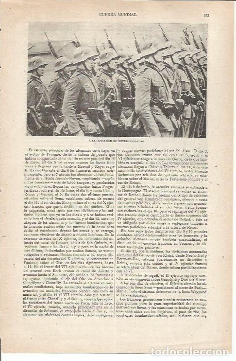 Otros art&iacute;culos de coleccionismo en papel: LAMINA ESPASA 35318: Formacion del ejercito de Alemania - Varios