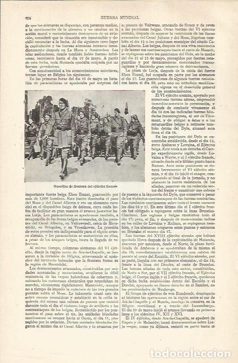 Otros art&iacute;culos de coleccionismo en papel: LAMINA ESPASA 35313: Guardias de frontera del ejercito de Francia - Varios