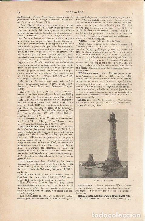 Otros art&iacute;culos de coleccionismo en papel: LAMINA ESPASA 35452: El faro de Eddystone, Inglaterra - Varios