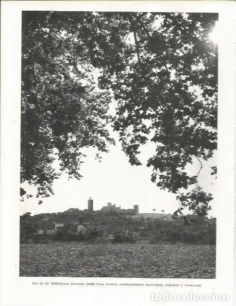 Otros art&iacute;culos de coleccionismo en papel: LAMINA 21580: Vista de Pals - Josep Pla