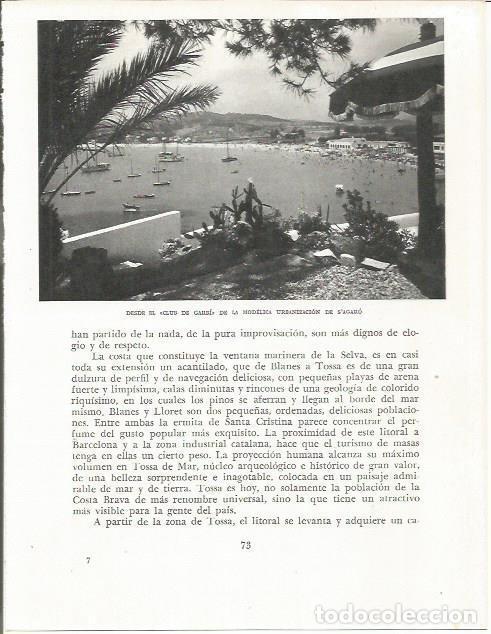 Otros art&iacute;culos de coleccionismo en papel: LAMINA 21573: S'Agaro, Girona - Josep Pla